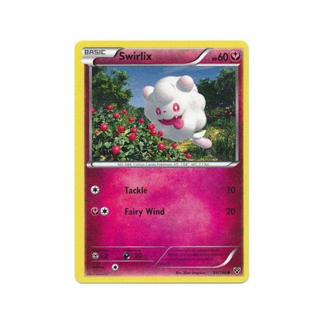 Pokemon XY:  Swirlix 94/146 Base Set Single Card